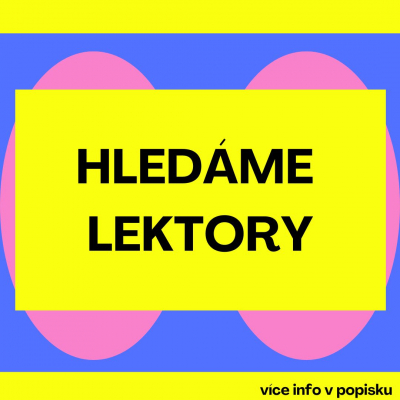 HLEDÁME LEKTORY