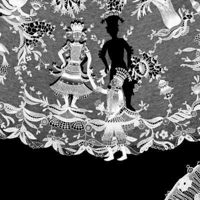 Walking Through a Hundred-Year-Old Paradise Garden of Bobbin and Needle Lace